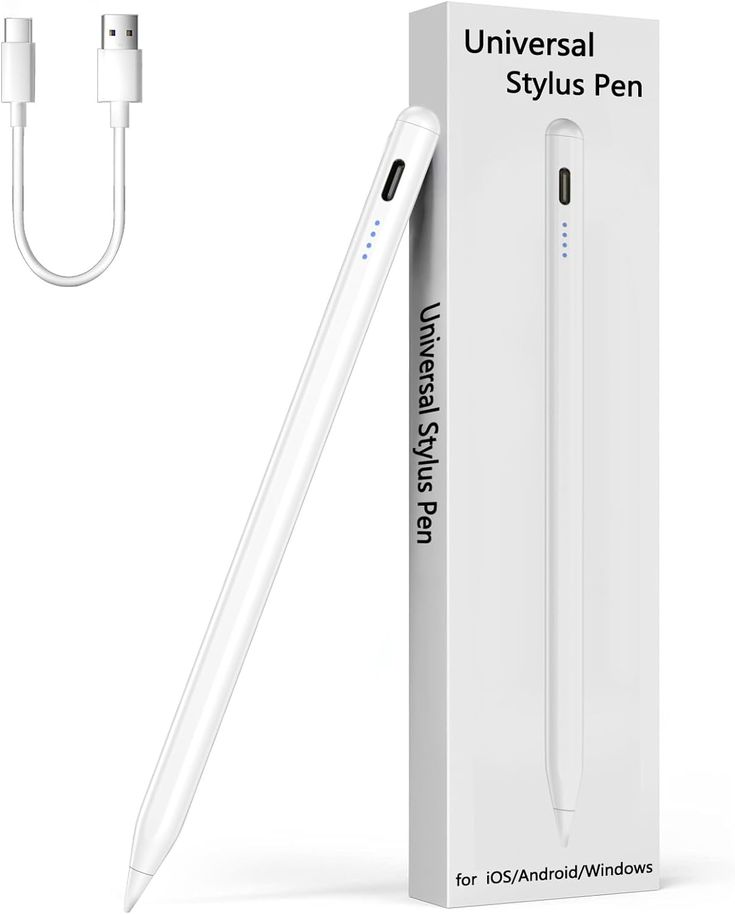 Chargeable Universal Stylus Nib Pen | Ideal for Writing, Drawing, Trading & Education Stylus
