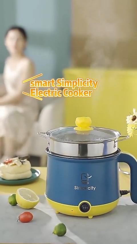 Hotplate - hotpot Multi-function 1.3L Mini Rice Cooker Portable Electric Cooker - Egg Steamer and Electric Stove