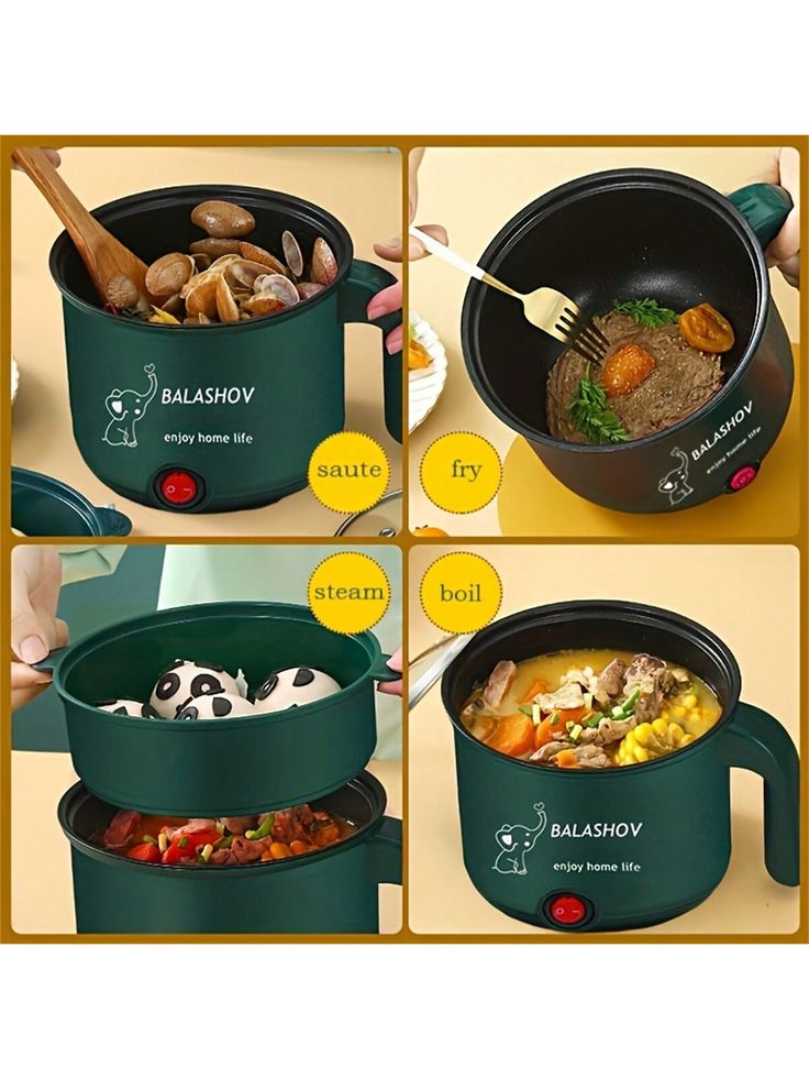Hotplate - hotpot Multi-function 1.3L Mini Rice Cooker Portable Electric Cooker - Egg Steamer and Electric Stove