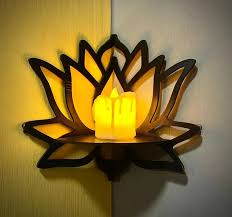 EVENTO 3D Wooden Corner Shelf