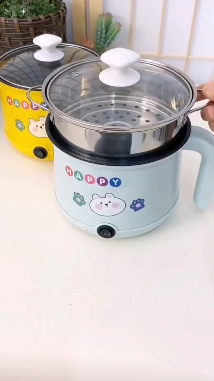 Hotplate - hotpot Multi-function 1.3L Mini Rice Cooker Portable Electric Cooker - Egg Steamer and Electric Stove