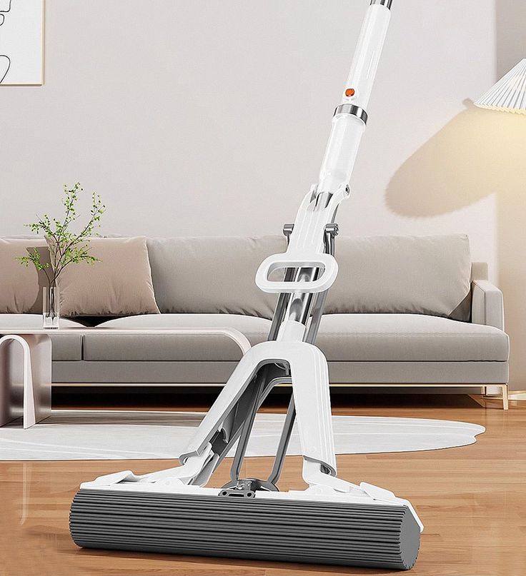 Auto Water-Absorbing & Self-Squeezing Foam Mop for Floor Cleaning – Efficient Floor Wiper