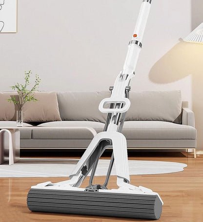 Auto Water-Absorbing & Self-Squeezing Foam Mop for Floor Cleaning – Efficient Floor Wiper