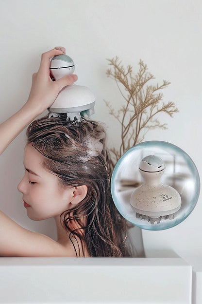 Electric Scalp Massager With 4 Tissue