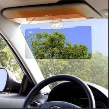 HD Car Sun Visor Goggles For Driver Day & Night Anti-dazzle Mirror Sun Visors .
