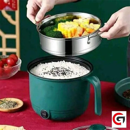 Hotplate - hotpot Multi-function 1.3L Mini Rice Cooker Portable Electric Cooker - Egg Steamer and Electric Stove