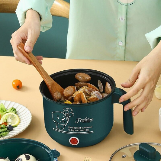 Hotplate - hotpot Multi-function 1.3L Mini Rice Cooker Portable Electric Cooker - Egg Steamer and Electric Stove