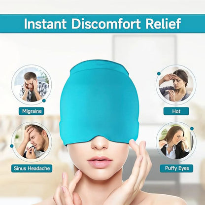 Headache and migraine Relief Cap Hot & Cold Therapy Cap