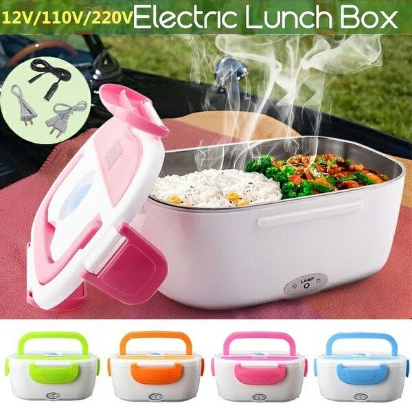 New Portable Electric Heating Lunch Box Meal Heater Rice Dinner Food Container