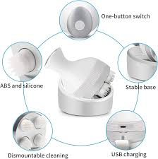 Electric Scalp Massager With 4 Tissue