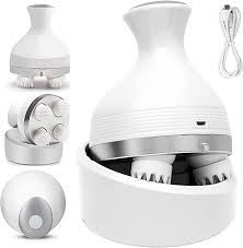 Electric Scalp Massager With 4 Tissue